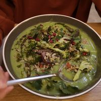 Asparagus dish at Le Potager de Charlotte in Paris