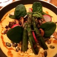 Very good asparagus  at Le Potager de Charlotte in Paris