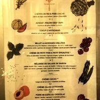 Menu April 2019 at Le Potager de Charlotte in Paris