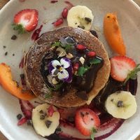 Brunch pancakes  at Le Potager de Charlotte in Paris