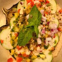 Eggplant at Le Potager de Charlotte in Paris