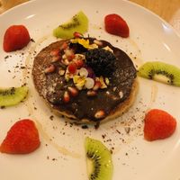 Chocolate pancake 12€? 🤔 at Le Potager de Charlotte in Paris