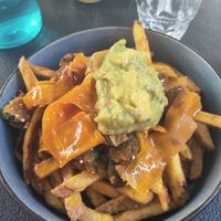 Vegan poutine at L'Alchimiste in Lyon