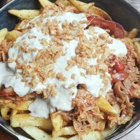 Poutine pork at L'Alchimiste in Lyon