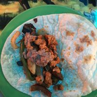 Buffet, fresh tortilla topped with deliciousness  at Mi Ranchito Grill in South Salt Lake