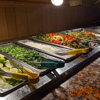Vegan buffet at Mi Ranchito Grill in South Salt Lake