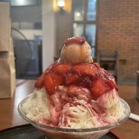 Vegan strawberry kakigori  at Ikigai Kakigori Cafe  in Quezon City