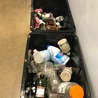 they recycle! ❤️❤️❤️ at The Juice Laundry - Preston in Charlottesville