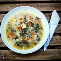 The soup 🌱 at Oracles Organic in South West London