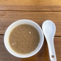 Miso soup   at El Buda Profano in Arequipa