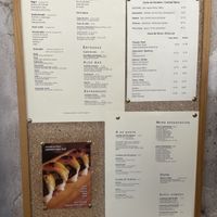 Menu  at El Buda Profano in Arequipa