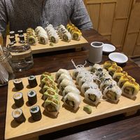 31 pieces of vegan sushi each  at El Buda Profano in Arequipa