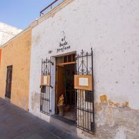 The exterior of El Buda Profano at El Buda Profano in Arequipa