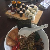 Ramen and sushis  at El Buda Profano in Arequipa