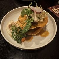 Vegan version of the Huevos Motuleños Entree dish!   at Mayan Cafe in Louisville