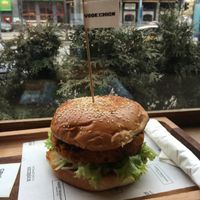 Vege chick burger  at Miedzy Bulkami in Warsaw