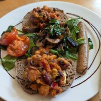 Big Breakfast Vegan at Potpourri Vegetarian Cafe in Dunedin