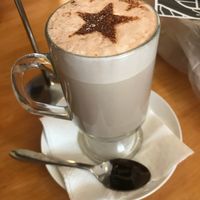 Vegan hot chocolate ❤️ at Potpourri Vegetarian Cafe in Dunedin