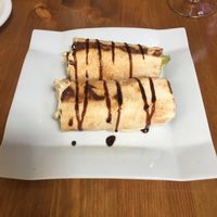 Vegan Shawarma (falafel) - main dish at Tuma in Segovia