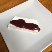 Cheesecase (vegetarian) - dessert at Tuma in Segovia