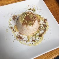 Panna Cotta (vegetarian) - dessert at Tuma in Segovia