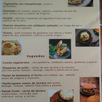 Menú diario at Tuma in Segovia