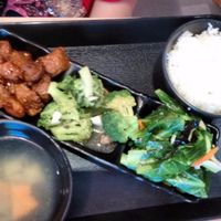 Veggie bento at Greendot 绿一点 - Raffles Place in Central Singapore