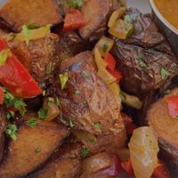 Crispy potatoes  at Little Pine in Los Angeles