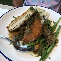 Chik’n piccata  at Little Pine in Los Angeles