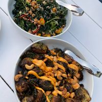 The best brussel sprouts I've ever had at Little Pine in Los Angeles