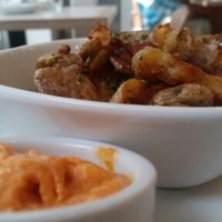 crispy mashed potatoes at Little Pine in Los Angeles