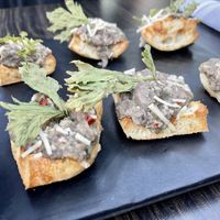 Mushroom confit   at Little Pine in Los Angeles