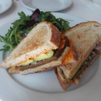 breakfast sandwich at Little Pine in Los Angeles