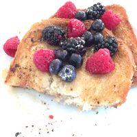 French toast...eat first, take pictures later. :) at Little Pine in Los Angeles