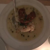 Panko crusted picatta  at Little Pine in Los Angeles