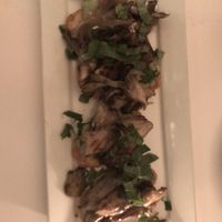 Mushroom crostini  at Little Pine in Los Angeles