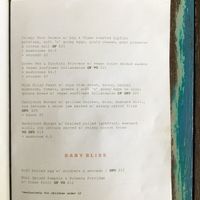 menu 3 at Miss Bliss Wholefoods Kitchen in West End