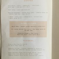 menu 4 at Miss Bliss Wholefoods Kitchen in West End