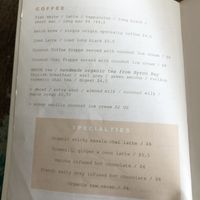 Their coffee was strong and hot   at Miss Bliss Wholefoods Kitchen in West End