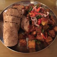 Chip butty at Mowgli - Bold St in Liverpool