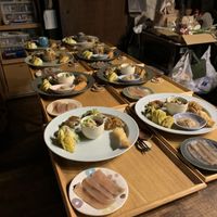 Meals prepared for all of the guests at Kunelasob Eco-Guesthouse in Oboke