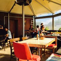 Alfresco area at The Glass Den in Coburg