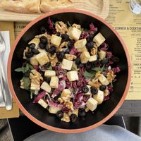 Insalata con tofu,olive,noci  at La Licata in Rome