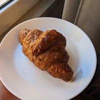 Orange filled croissant at La Licata in Rome