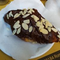 Vegan chocolate almond croissant   at La Licata in Rome