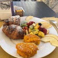 Vegan breakfast menu  at La Licata in Rome