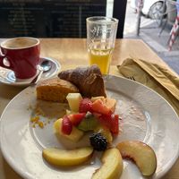The vegan breakfast is delicious!  at La Licata in Rome
