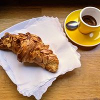 Croissant with expresso at La Licata in Rome
