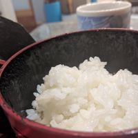 Cute rice with lid, part of set meal at Rokumeien in Nara
