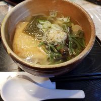 Ramen with friend tofu at Rokumeien in Nara